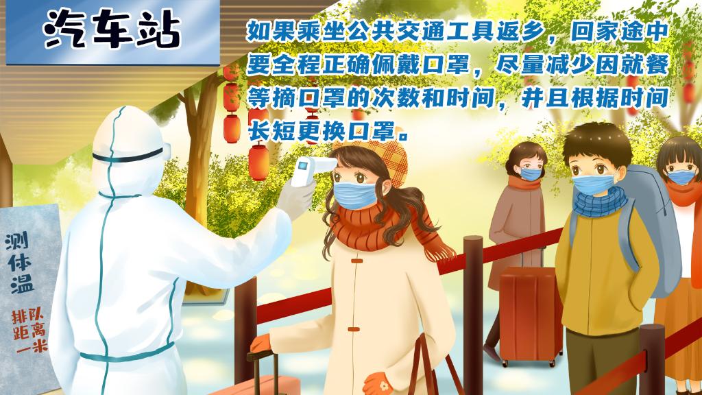 春運進行時，人在旅途如何做好防護？