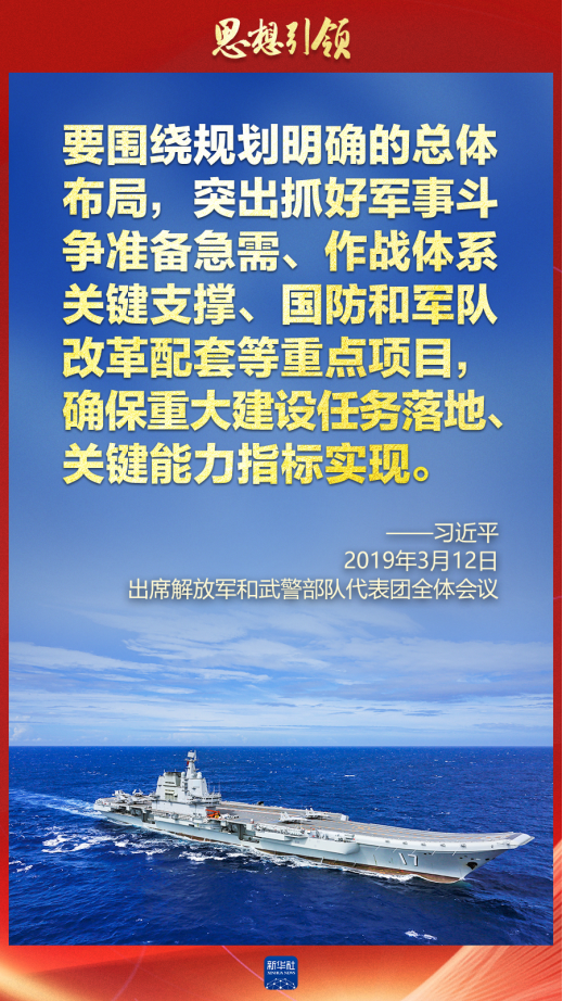 思想引領｜兩會上，習主席這樣談強軍之路