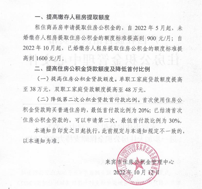 廣西來賓市住房公積金管理中心網(wǎng)站信息截圖。