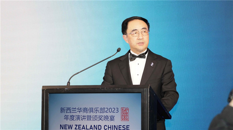 新西蘭華商聯(lián)合總會(huì)主席楊健。攝影：張凱