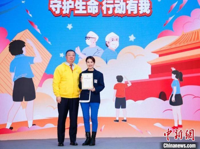 演員周海媚受邀參與公益活動?！」鶆P敏 攝