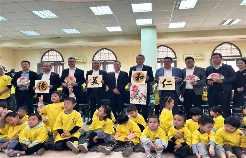 圖為2023“中華文化大樂園—埃及開羅營”閉幕式活動現(xiàn)場。主辦方供圖