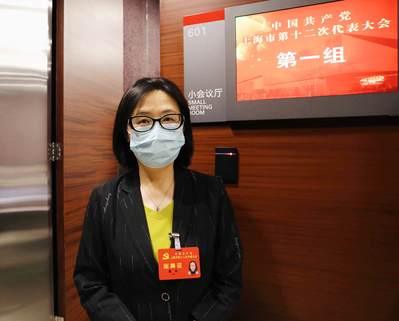黨代表翟華。人民網(wǎng) 王文娟攝