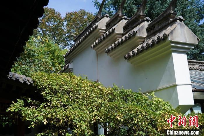 圖為西寧園林植物園內的蘇式風格建筑。　馬銘言 攝