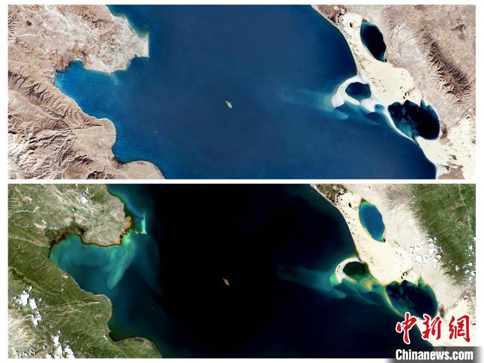衛(wèi)星鳥瞰“生態(tài)大省”青海：沙化治理明顯，青海湖如藍(lán)寶石