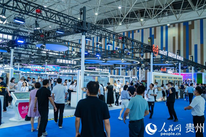 2、2024數(shù)博會共吸引400余家展商參展。人民網(wǎng) 陽茜攝.jpg